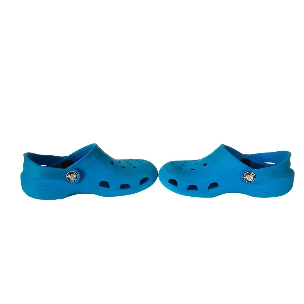 Crocs Clogs Boys C10/11 Water Shoes Bright Blue Slip On Casual Play Shoe Summer